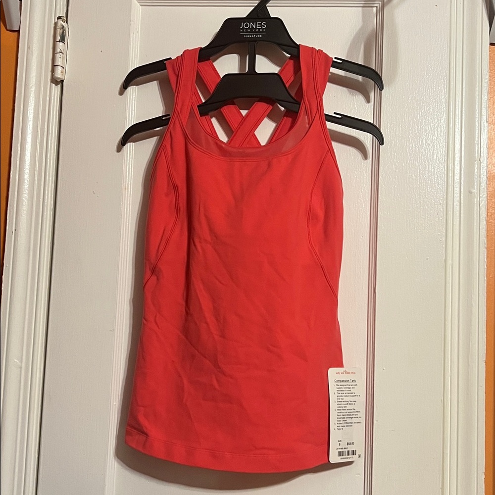 Lululemon Athletica Vibrant Red Tank Top